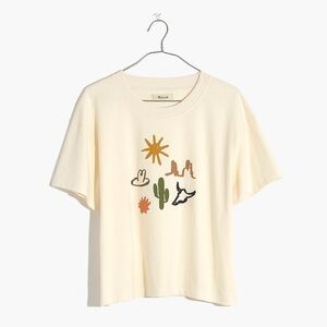 In the Desert Graphic Easy Crop Tee
